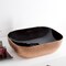 Whitehaus Rctnglr Above Mount Basin W/ An Embossed Exterior, Interior, And Center WH71302-F24 - alternate 2